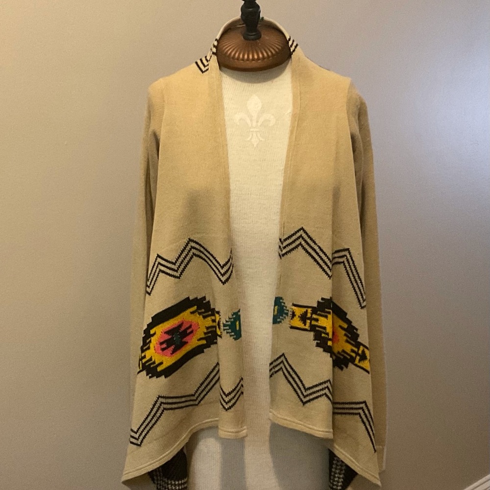 California Gypsy Southwestern Aztec Cardigan